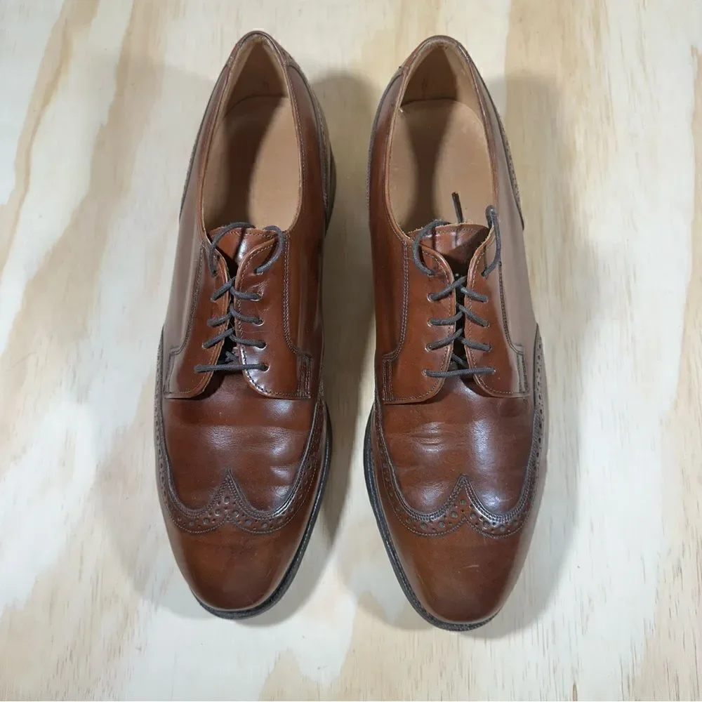 Johnston & Murphy Brown Leather Lace Up Shoes Men’s Size 9.5 D